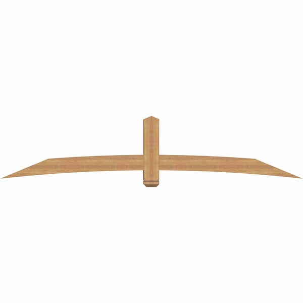 Ekena Millwork Bellingham Timber Gable Bracket, Western Red Cedar, 108"W x 22"H x 5 1/2"D x 5 1/2"F, 5/12 Pitch GBW108X22X0606BEL00SWR - main